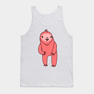 Excited Red Sloth Tank Top